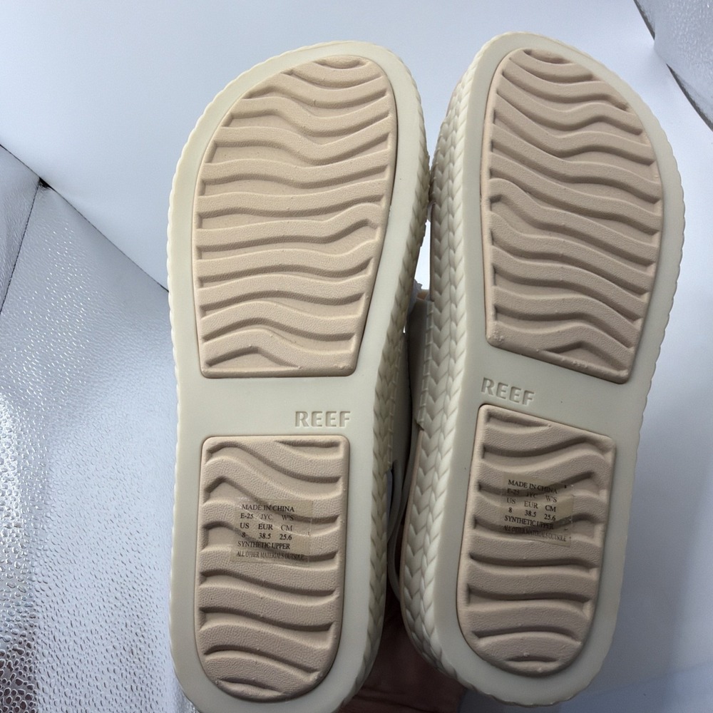 Reef Water Vista Women's Waterproof Sandals Nude/Tan size 8 New - Picture 11 of 13